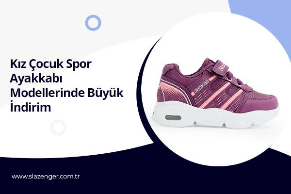 Kız Çocuk Spor Ayakkabı Modellerinde Büyük İndirim